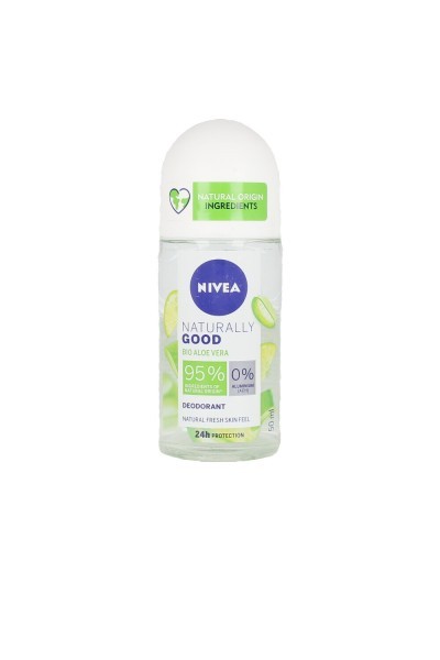 Nivea Naturally Good Aloe Vera Deodorant Roll-On 50ml