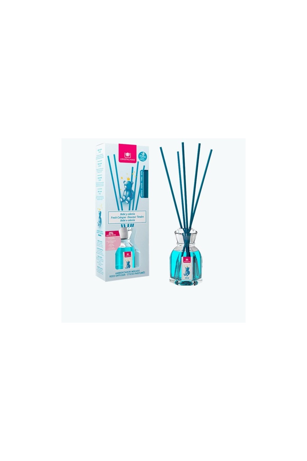 Cristalinas Mikado Ambientador 0 Bebé y Colonia 40ml