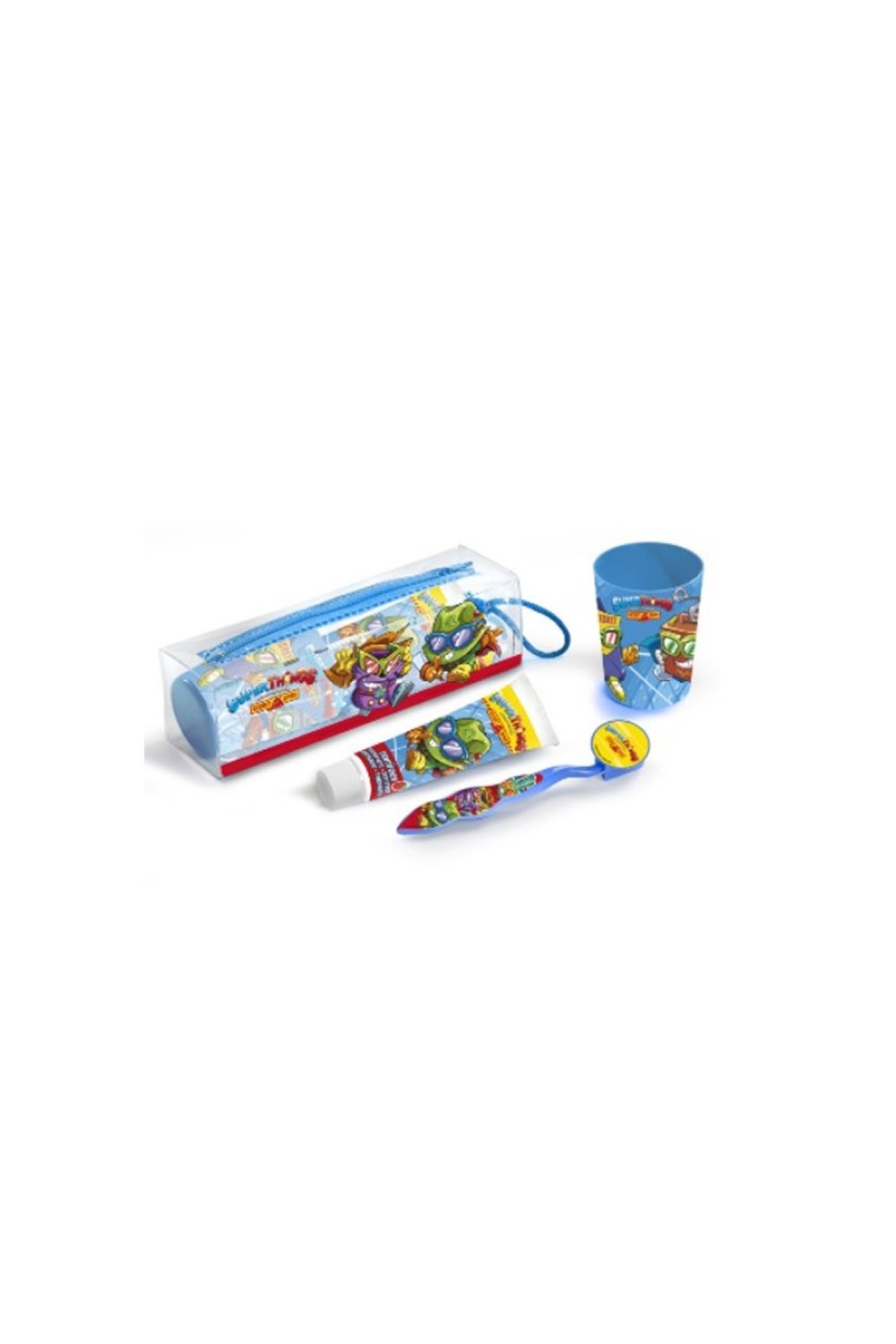 Cartoon Super Zings Travel Kit Set 4 Pieces 2021