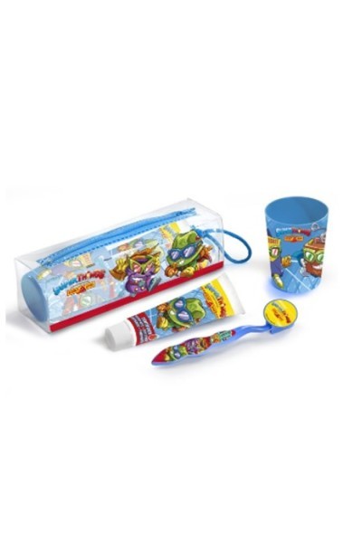 Cartoon Super Zings Travel Kit Set 4 Pieces 2021