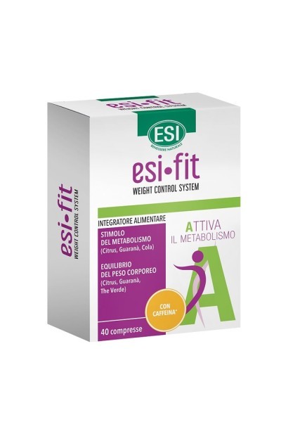 Esi Fit Activates Metabolism Food Supplement With Caffeine 40 Tablets