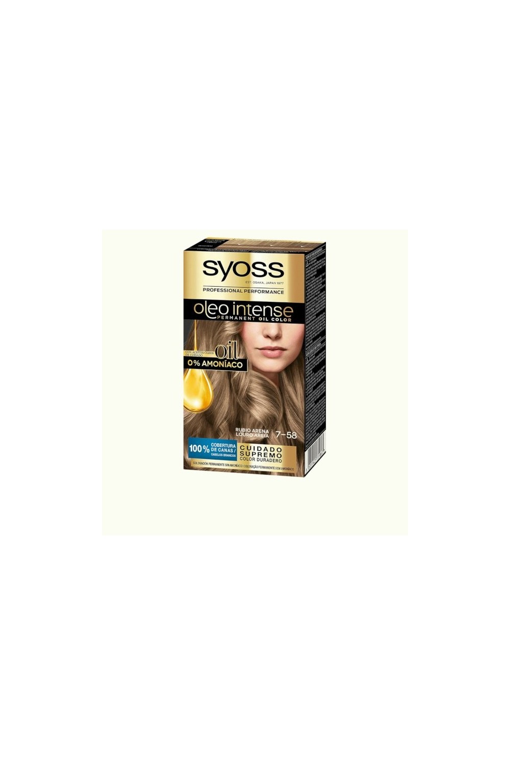 Syoss Oleo Intense Permanent Hair Color 7-58 Sand Blonde