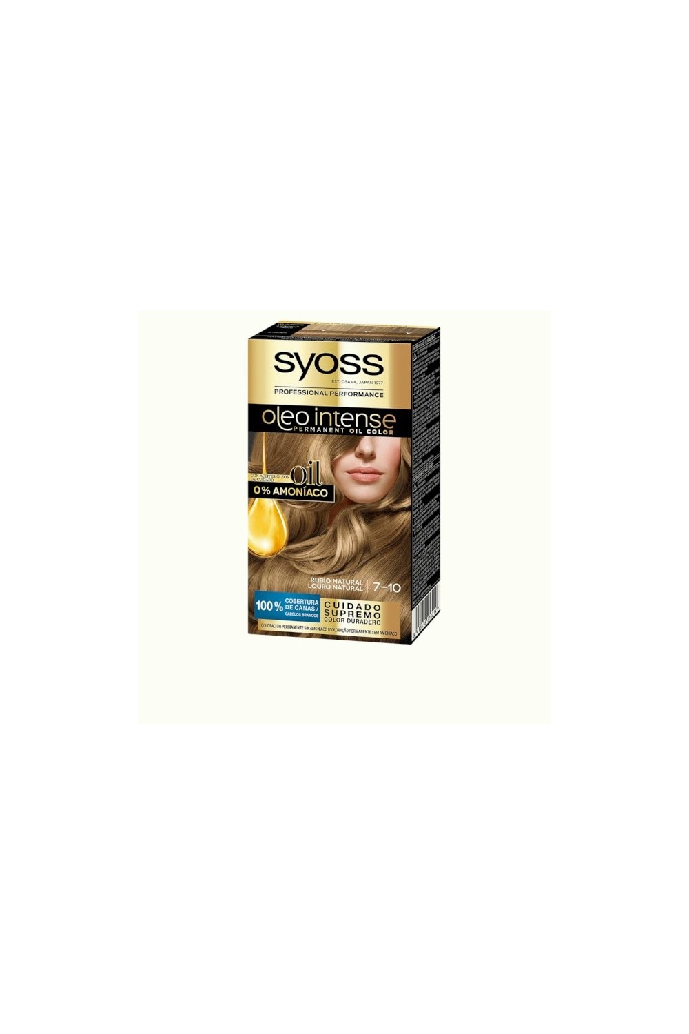 Syoss Oleo Intense Permanent Hair Color 7-10 Natural Blonde