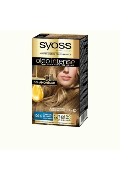 Syoss Oleo Intense Permanent Hair Color 7-10 Natural Blonde