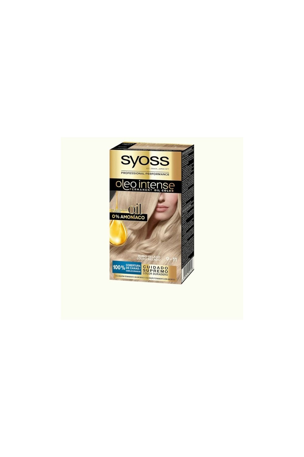 Syoss Oleo Intense Permanent Hair Color 9-11 Icy Blonde