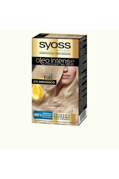 Syoss Oleo Intense Permanent Hair Color 9-11 Icy Blonde