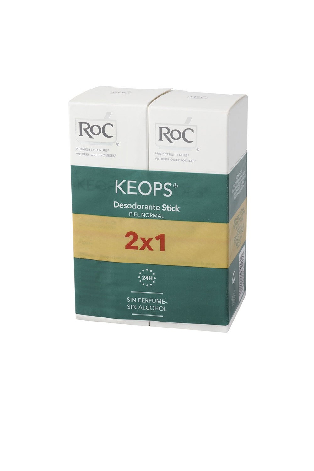 Roc Keops Stick Deodorant 2x40ml