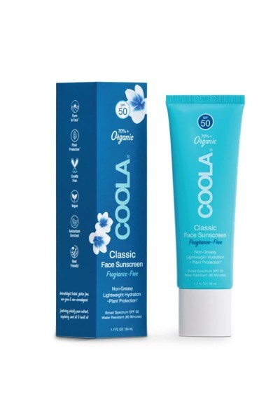 Coola Classic Face Organic Sunscreen Lotion Spf50 50ml