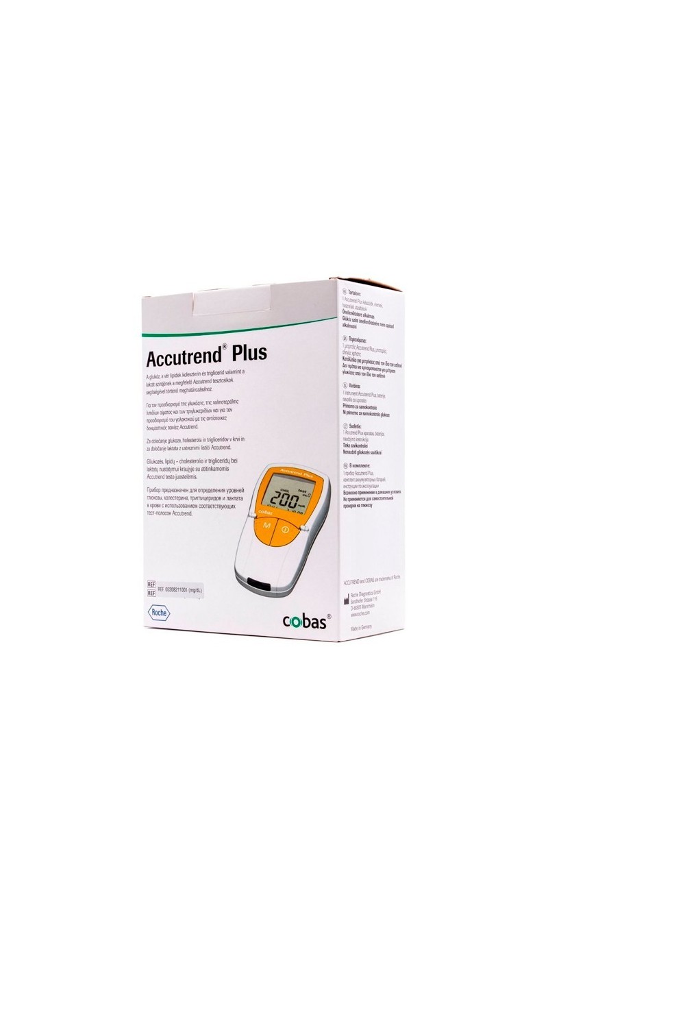 Accutrend Plus Glucose Triglycerides Cholesterol Meter 1U