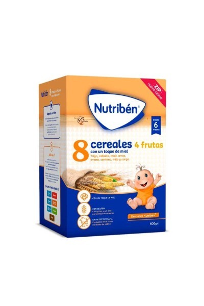 NUTRIBEN - Nutribén 8 Cereals and Honey 4 Fruits 600g