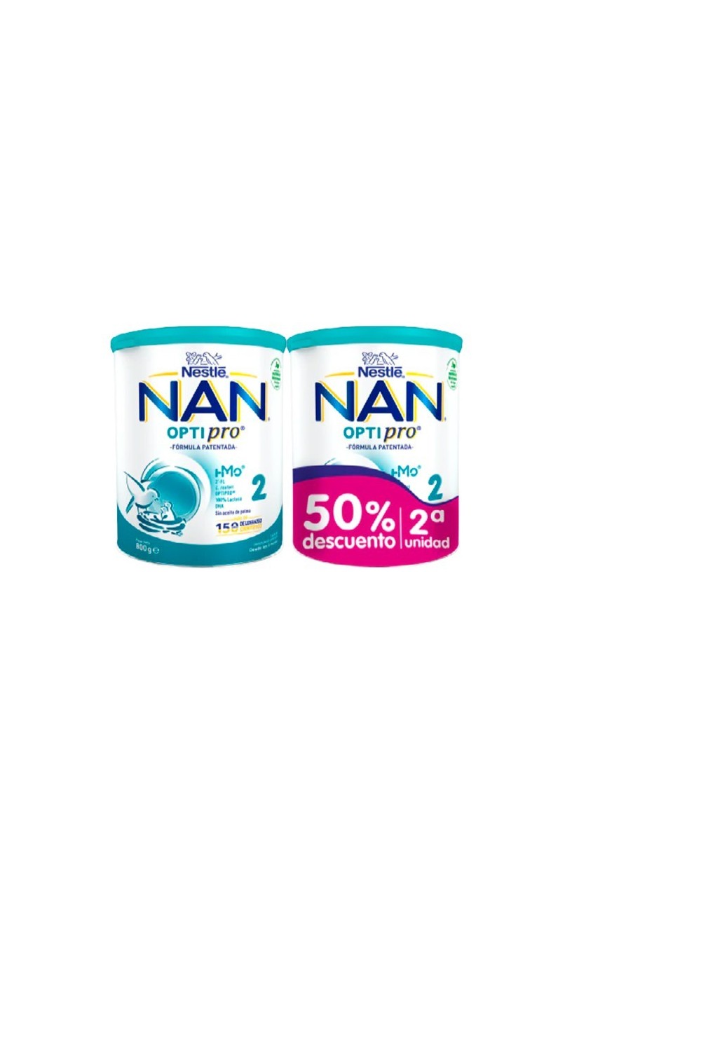 NESTLE - Nestlé Nan Optipro 2 Duplo 2x800g