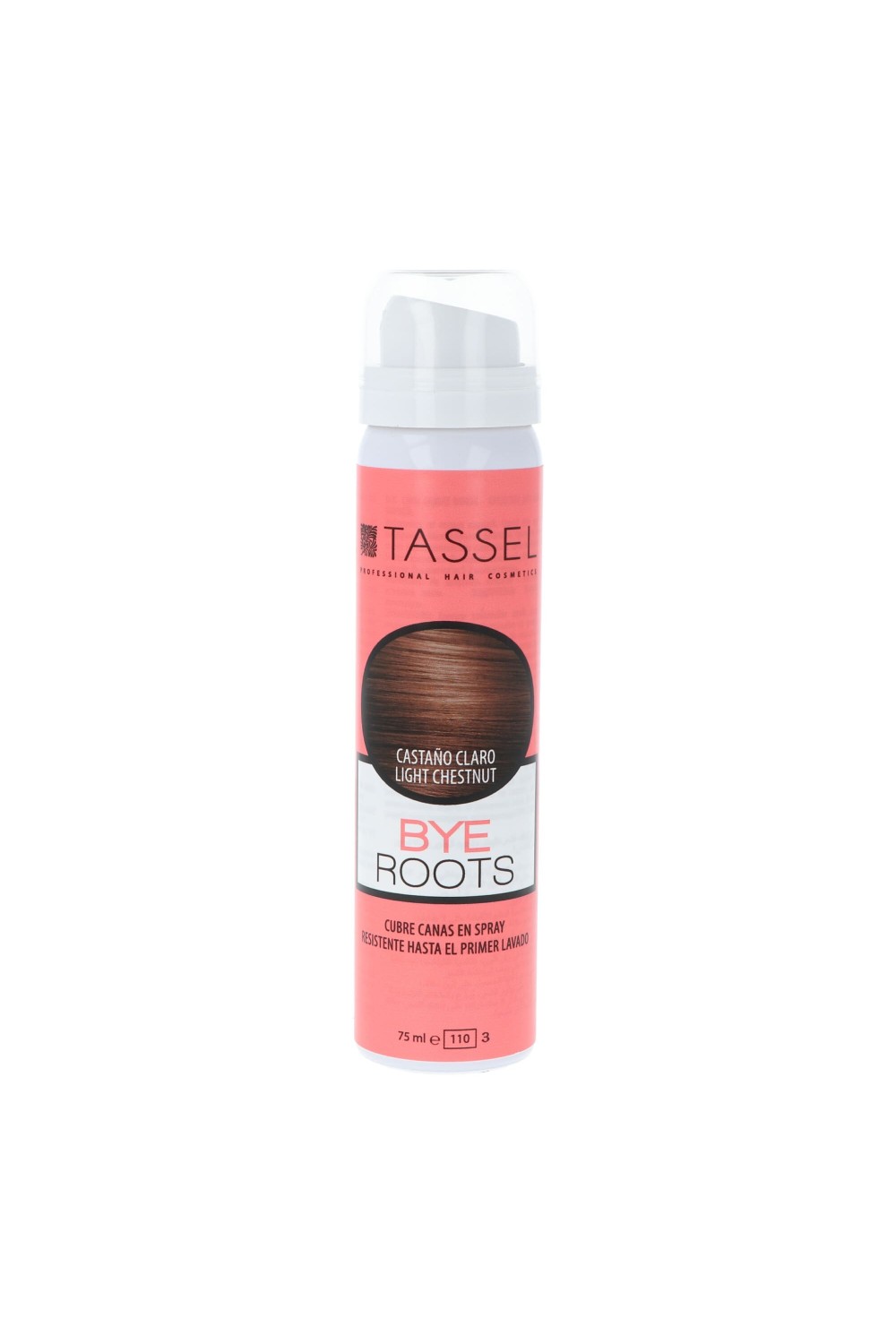 Eurostil Tassel Bye Roots Cubre Canas En Spray Castaño Claro 75ml