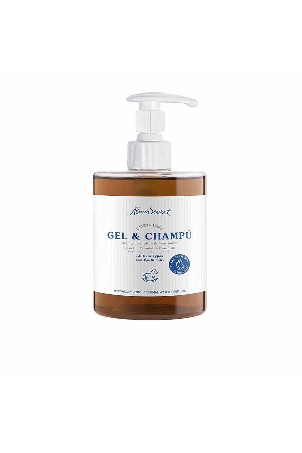 Alma Secret Gel-Champú Suave Con Argán, Caléndula y Manzanilla 500ml