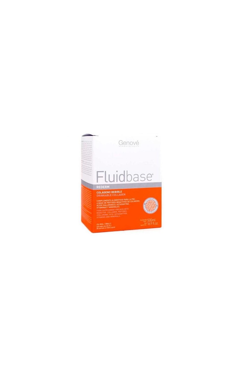 GENOVÉ - Genové Fluidbase Rederm Colágeno Bebible 20 Sobres