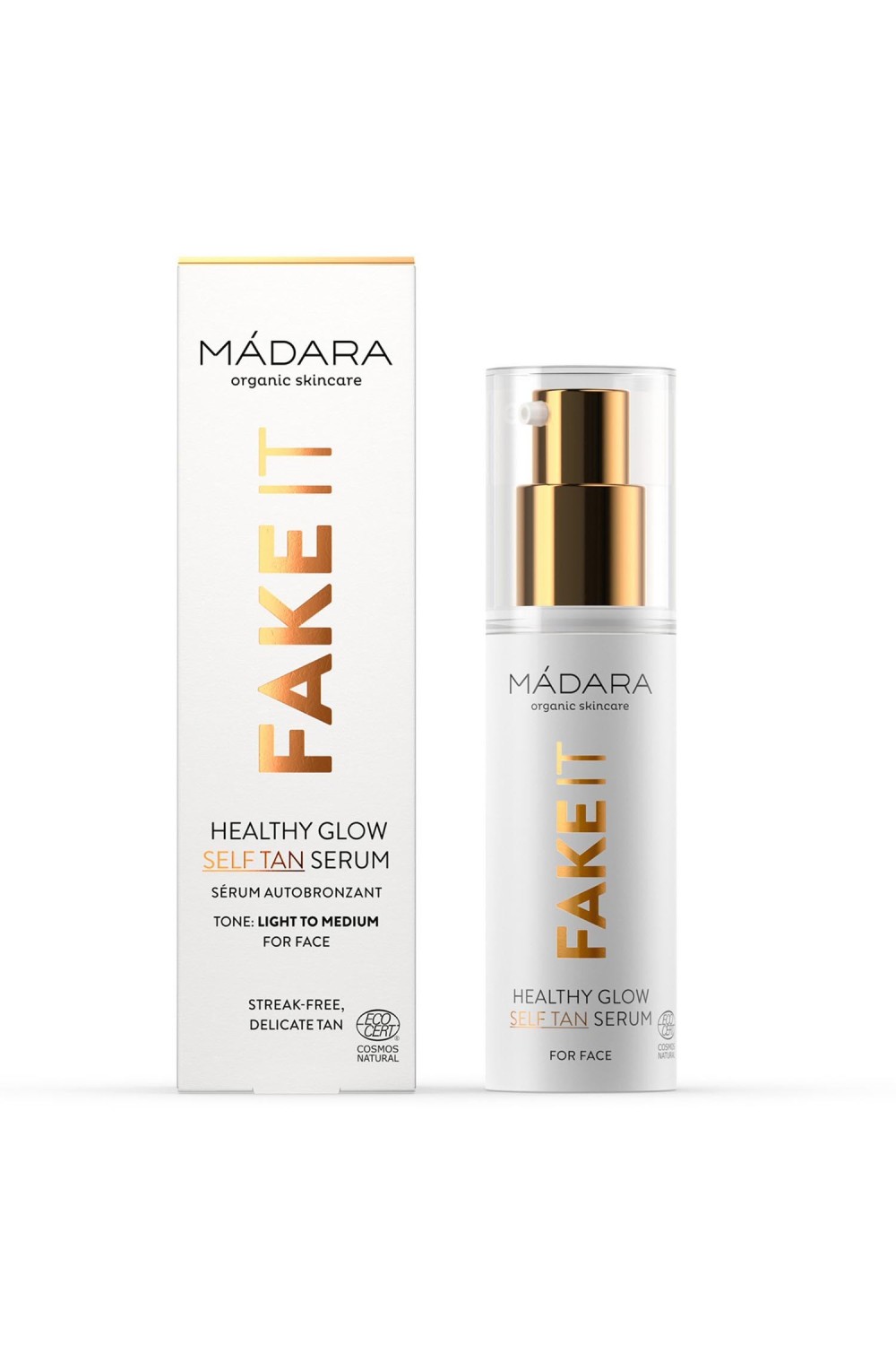 MÁDARA - Mádara Madara Fake It Serum Autobronceador Tono Light to Medium 30ml