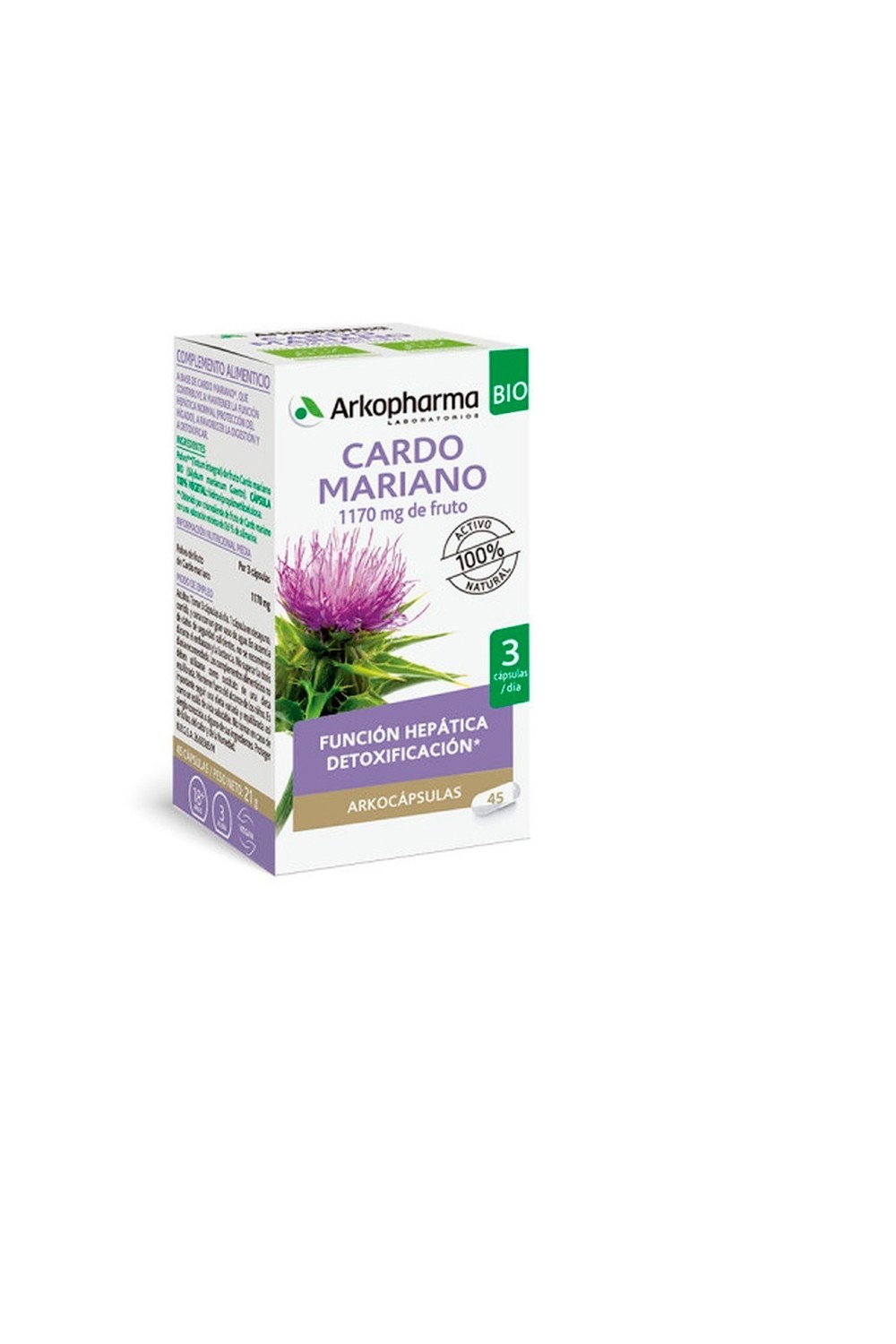 Arkopharma Milk Thistle 45 Capsules