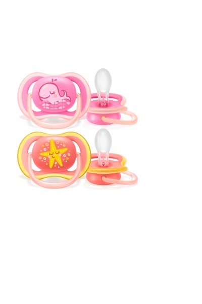 Avent Ultra Air Pacifier Girl +18 Months 2U