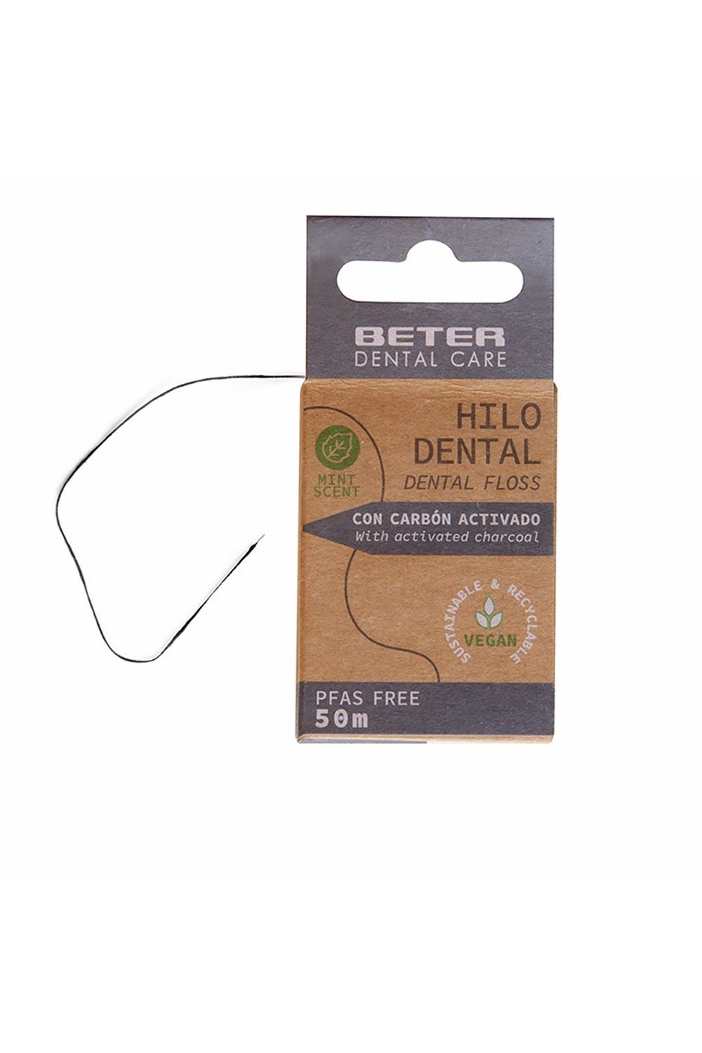 Beter Hilo Dental Carbón Activado 50 M 1 U