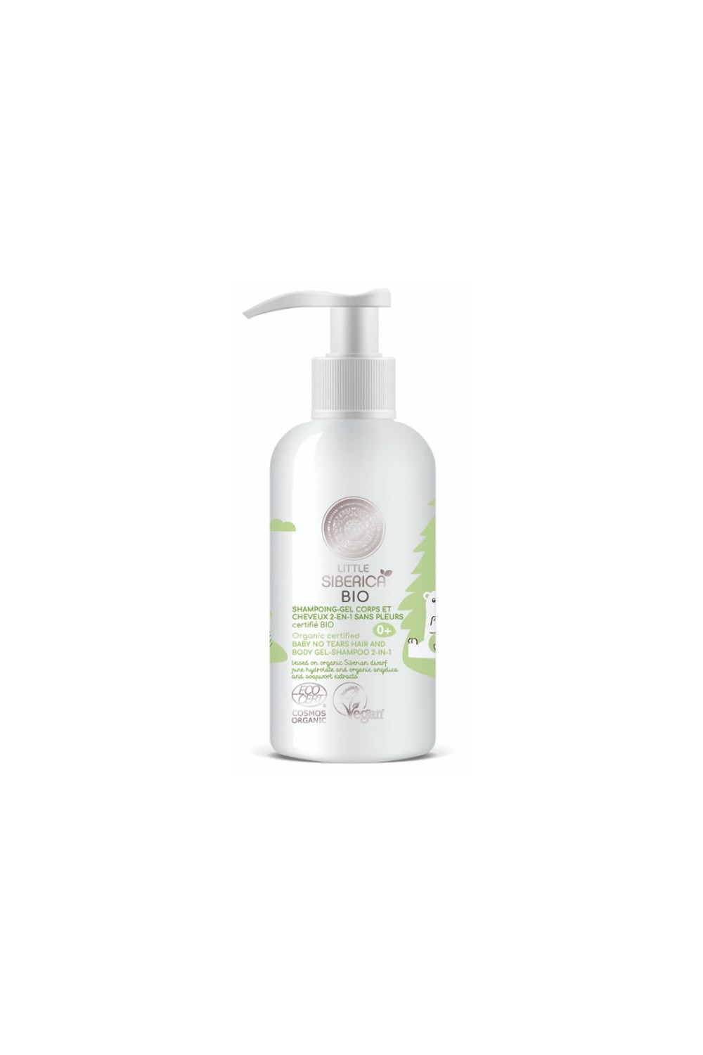 Natura Siberica Organic Certified Baby No Tears Hair And Body Gel Shampoo 2in1 250ml