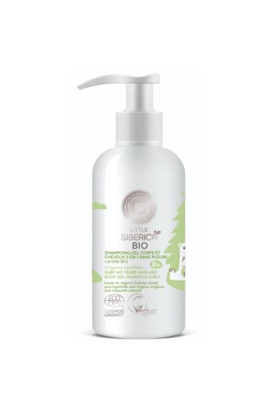 Natura Siberica Organic Certified Baby No Tears Hair And Body Gel Shampoo 2in1 250ml