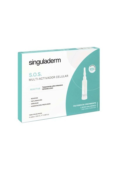 Singuladerm S.O.S. Multi-Cellular Activator Ultra-Intensive Sensitivity Treatment 4x10.5ml