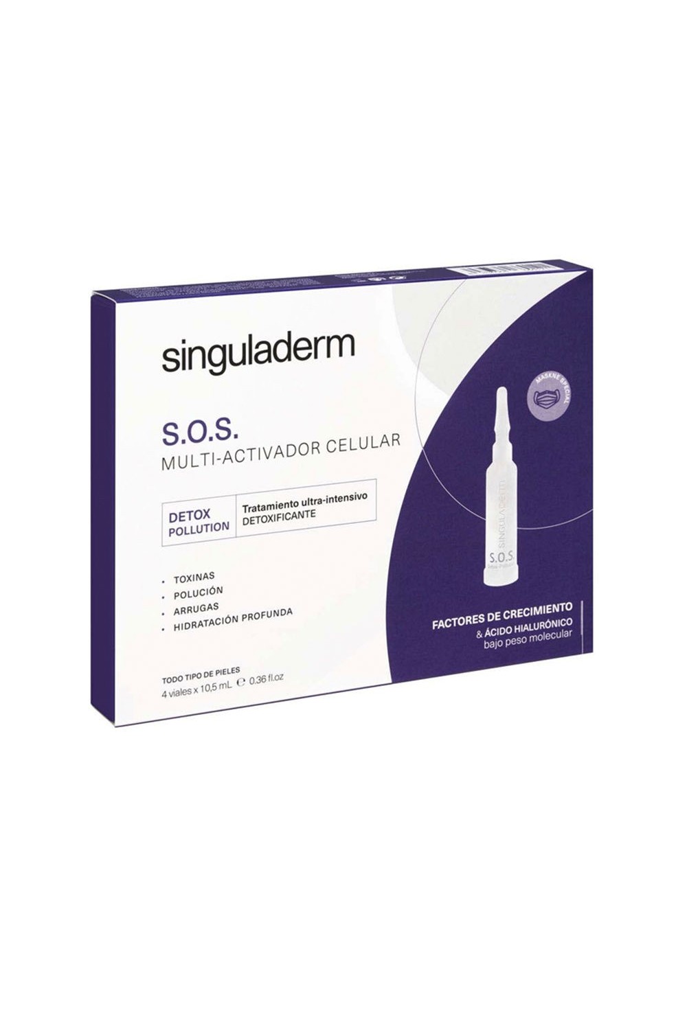 Singuladerm S.O.S. Multi-Cellular Activator Detoxifying Treatment 4x10,5ml