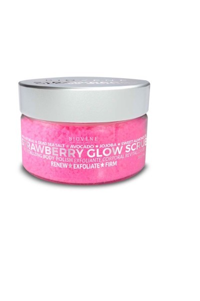 Biovene Strawberry Glow Scrub Revitalizing Body Polish 200g