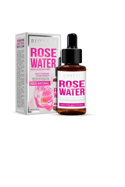 Biovene Rose Water Pure and Natural Multi-Purpose Home Remedy 30ml