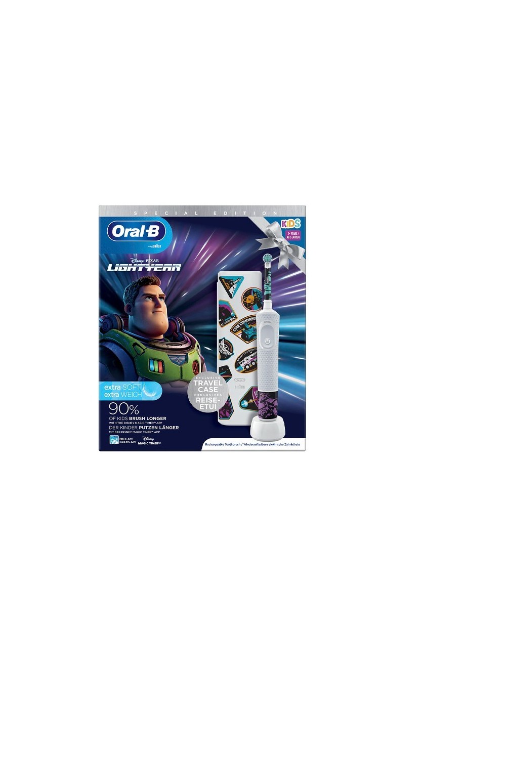 Oral-B Kids Buzz LightYear Electric Toothbrush Set 2 Pieces