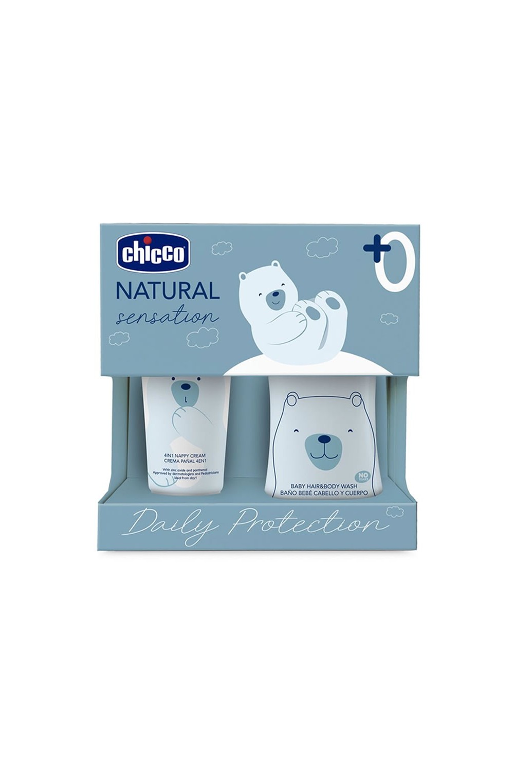 Chicco Sensation Natural Hygiene and Nappy Set 2 Pieces