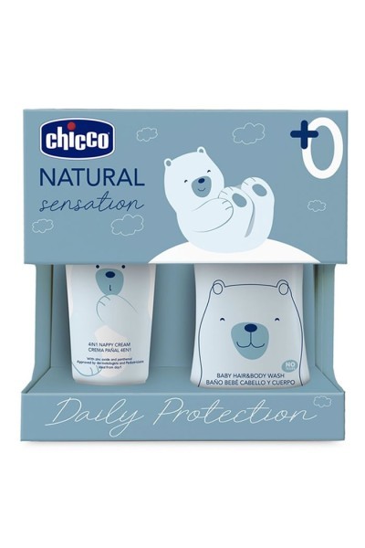 Chicco Sensation Natural Hygiene and Nappy Set 2 Pieces