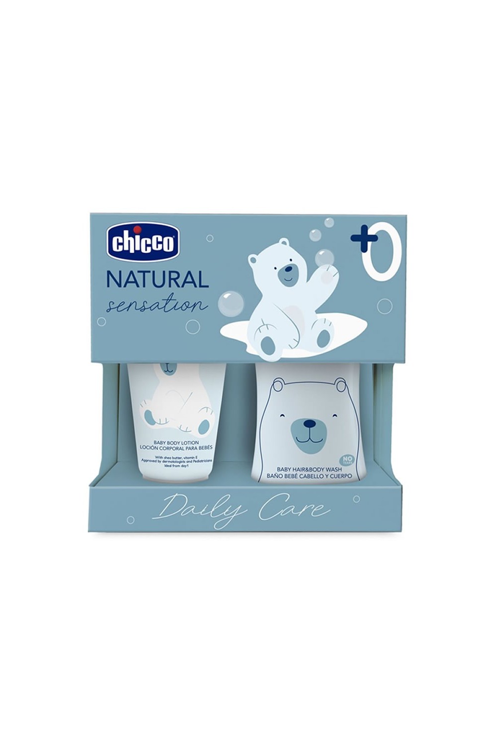 Chicco Natural Sensation Hygiene & Bath Set 2 Pieces