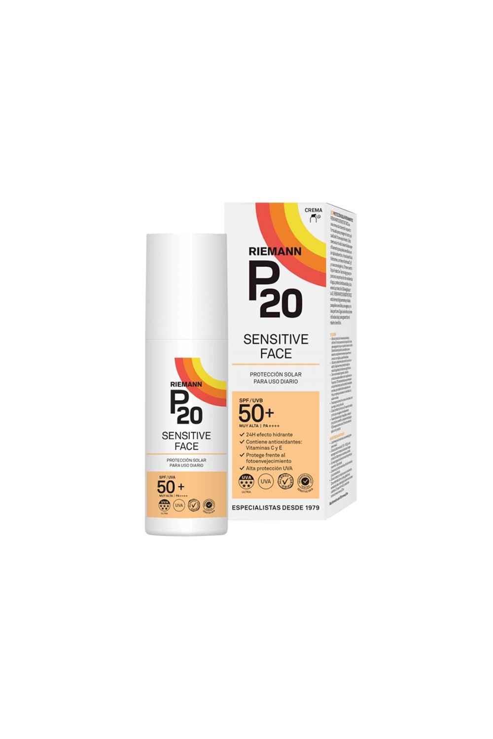 Riemann P20 Protección Solar Sensitive Face Spf50+ 50g