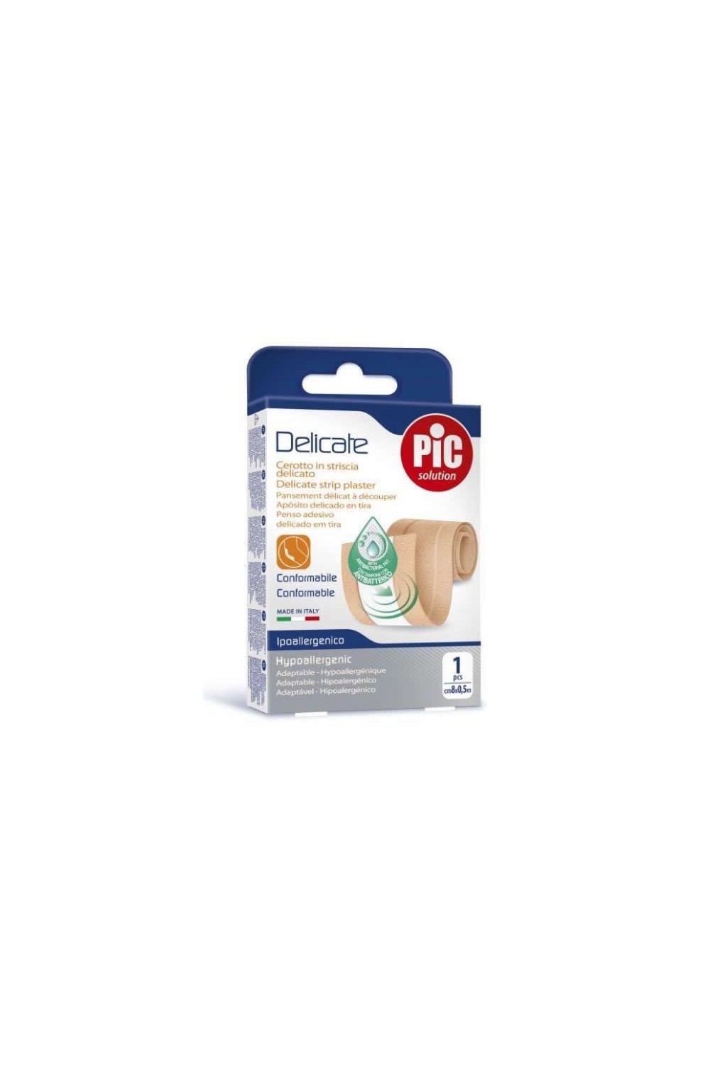 PIC SOLUTION - Pic Delicate Strip Plasters 8cmX0.5m