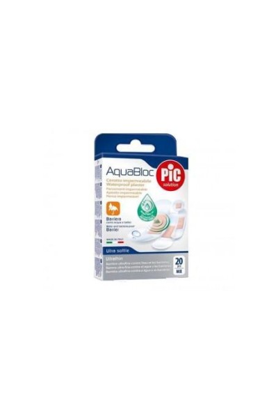 Pic Aquabloc With Bactericide Round Adhesive Dressing 22,5 Mm 2