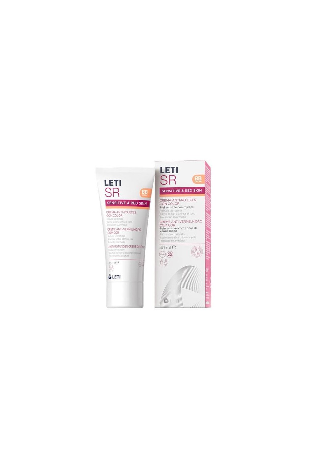 Leti Sr Sensitive y Red Skin Con Color 40ml