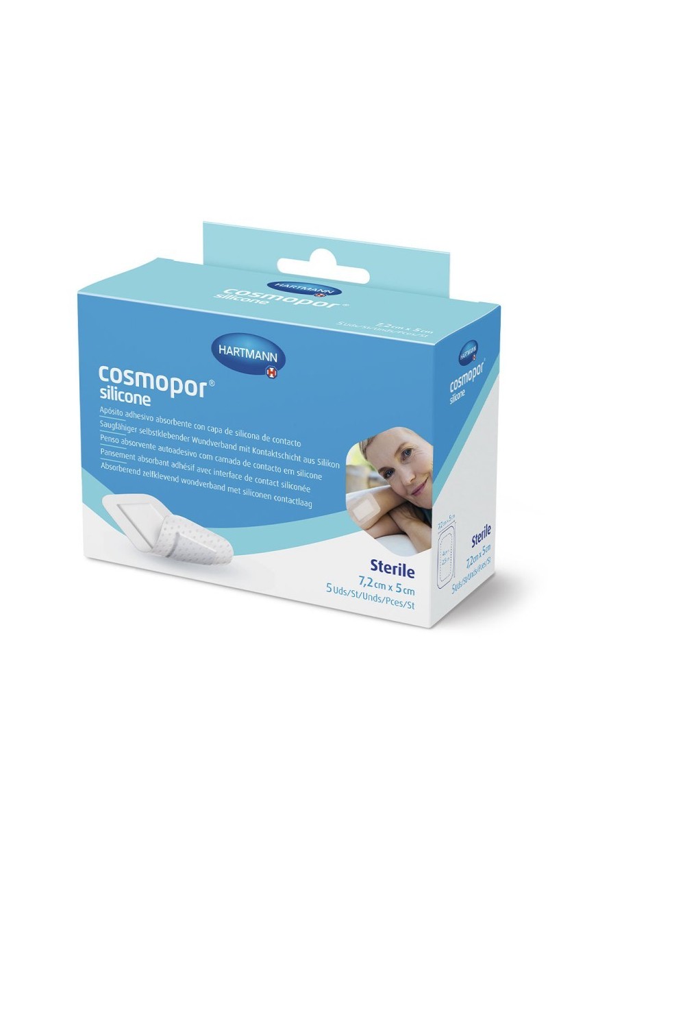 Hartmann Cosmopor Silicone 7,2x5cm 5 Units