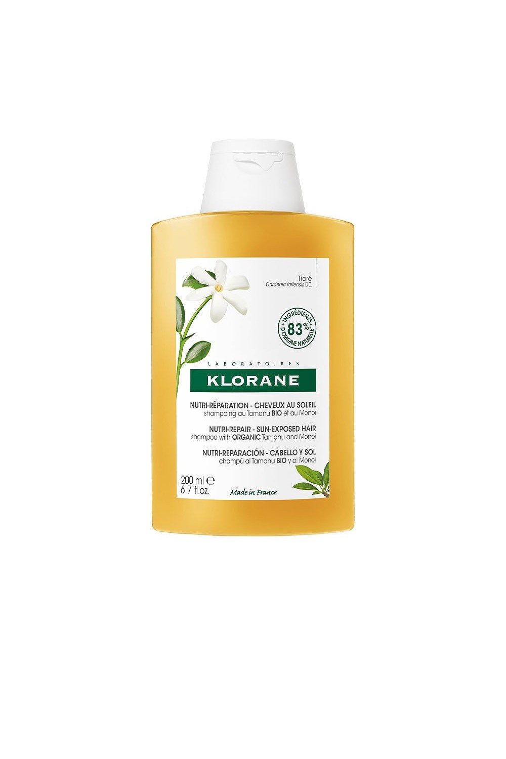 Klorane Nourishing Shampoo With Monoï And Tamanu Bio 200ml