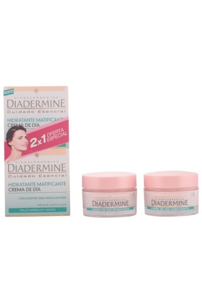 Diadermine Moisturizing Mattifying Day Cream 50ml Set 2 Pieces