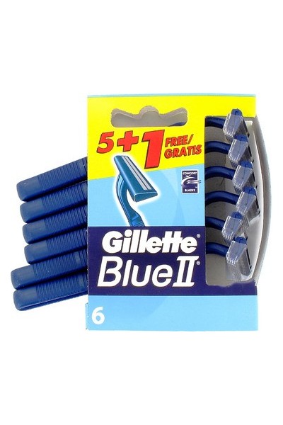 Gillette Blue II 6 Units