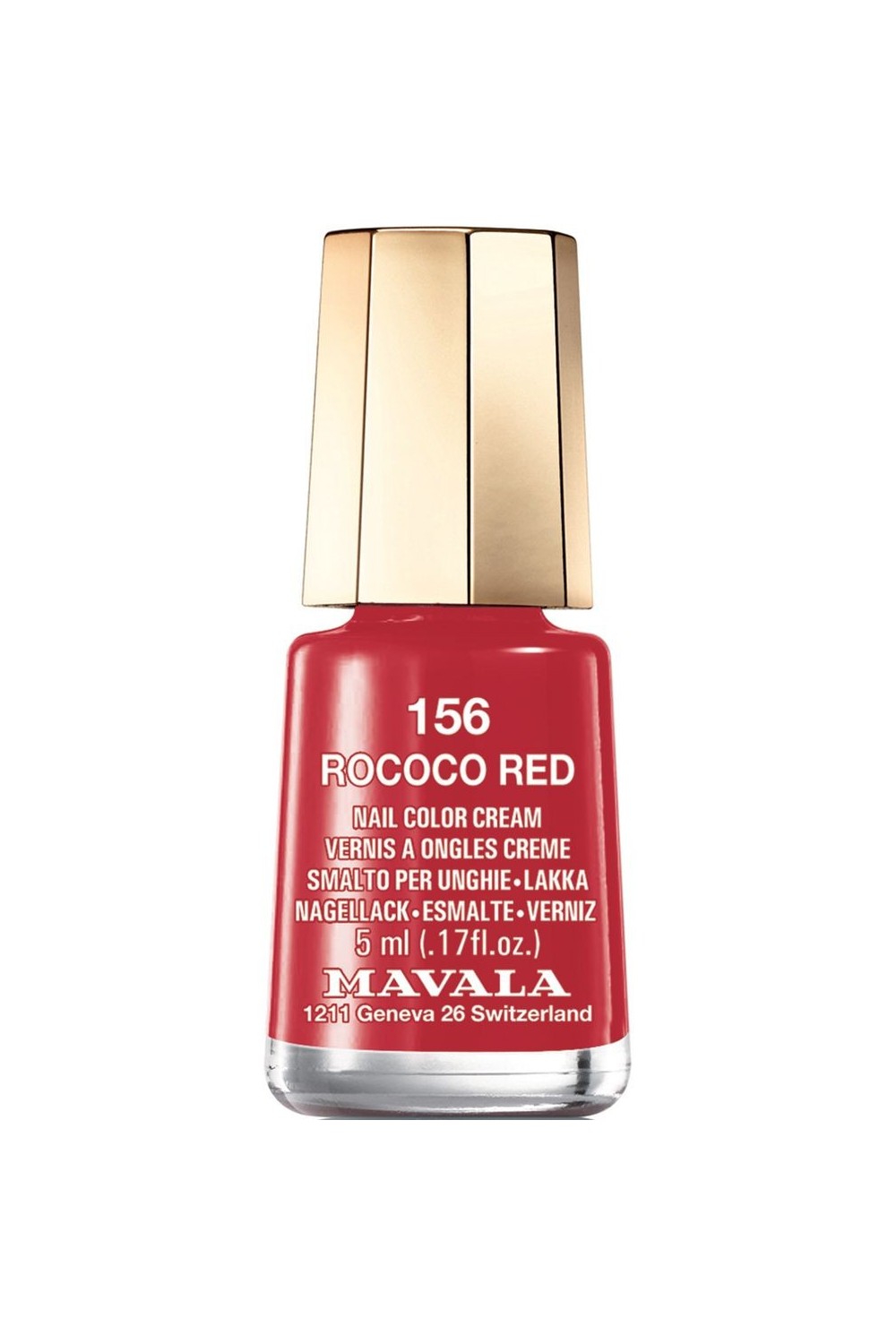 Mavala Nail Polish 156 Rococo Red 5ml