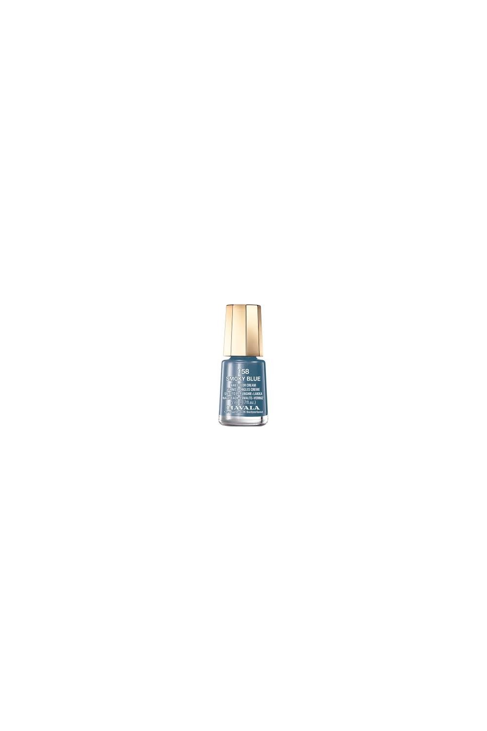 Mavala Nail Polish 158 Smoky Blue 5ml
