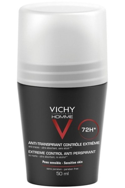 Vichy Homme Intense Roll On Anti Perspirant 50ml