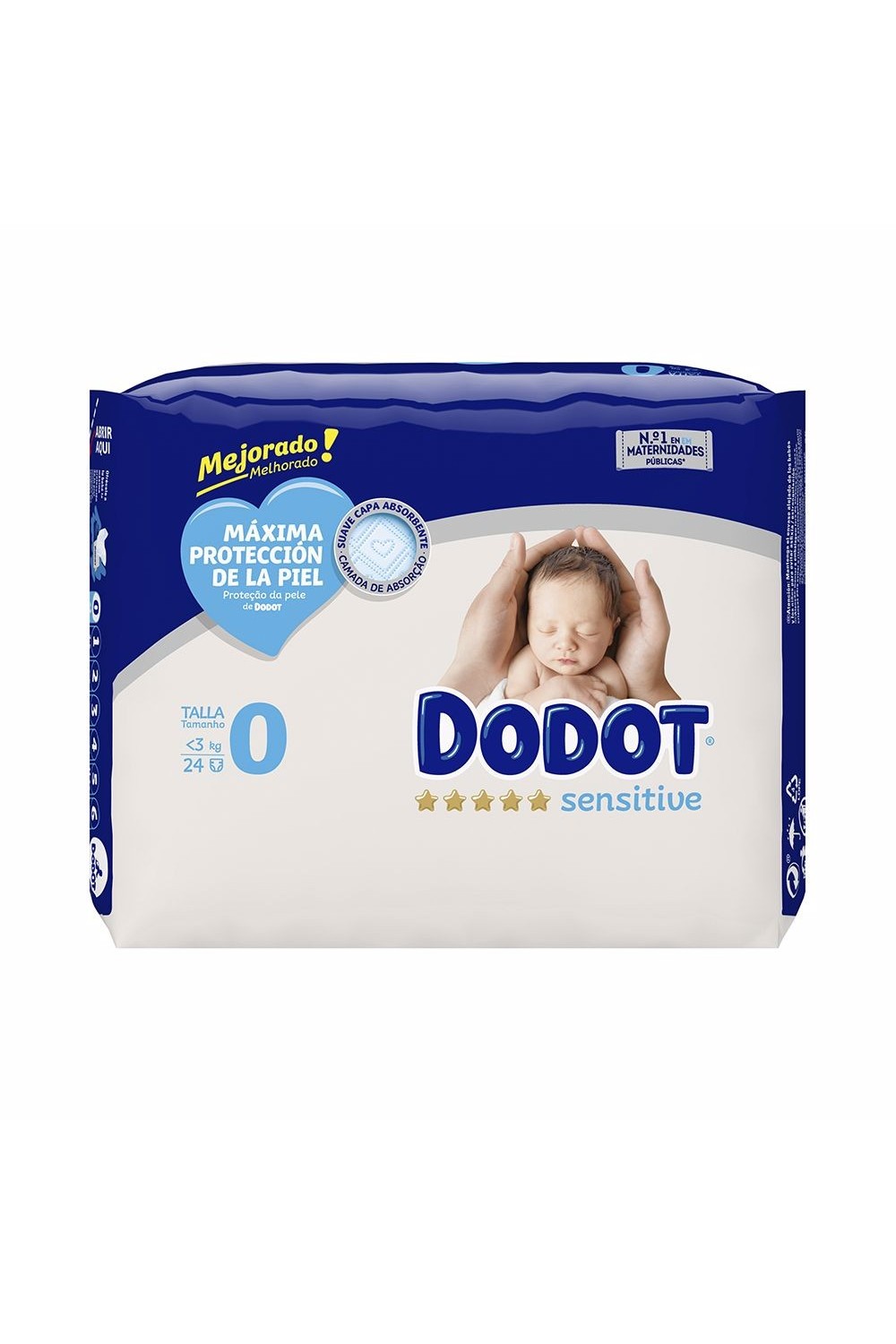 Dodot Sensitive R Nac 0-2,5Kg 24U