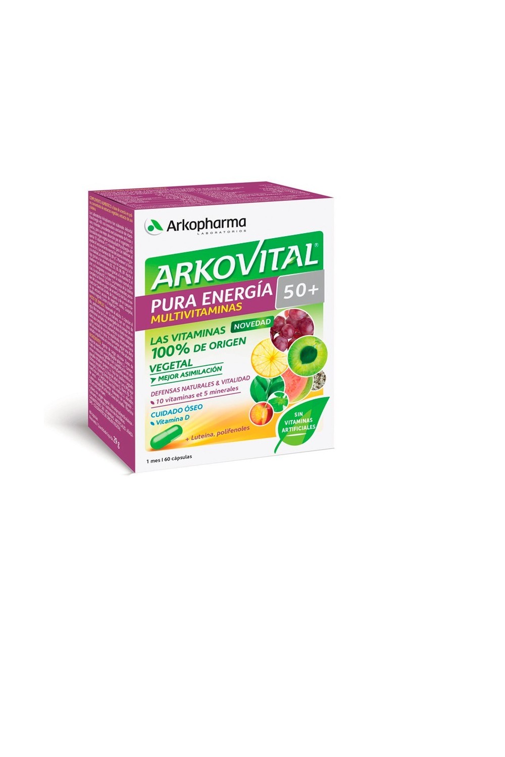 ARKOPHARMA - Arkovital Vitamins & Minerals Senior 50+ 60 Capsules