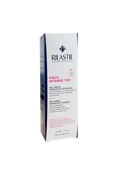 Rilastil Aqua Intense 72H Gel Intensive Moisturizing Cream 40ml