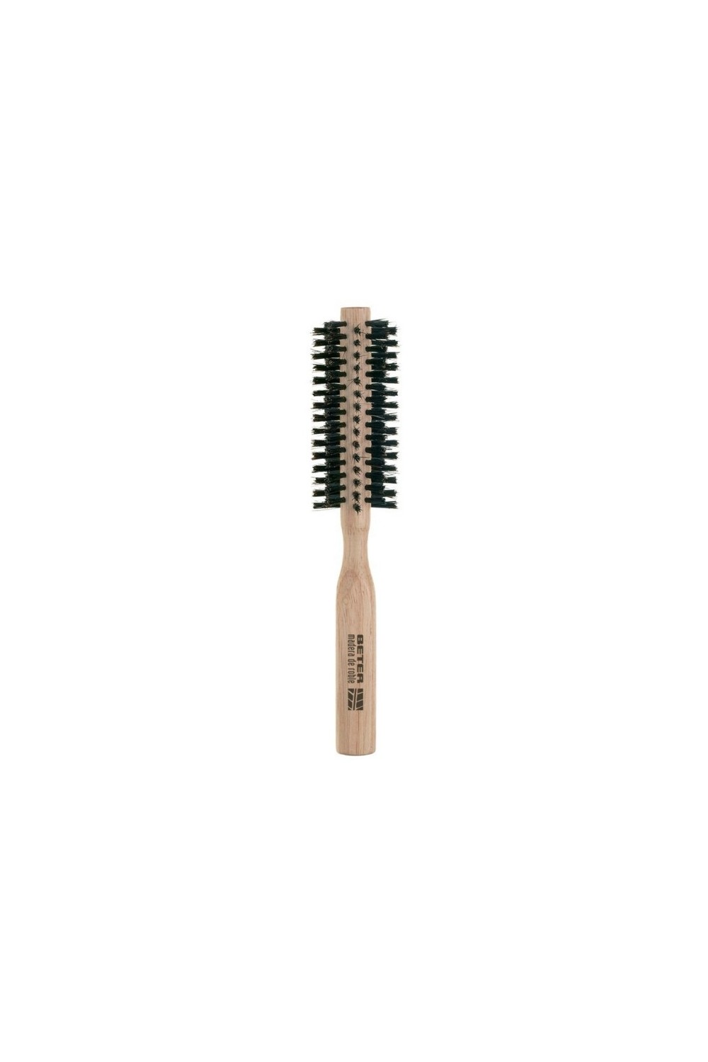 Beter Round Brush Mixed Bristles Oak Wood  40mm