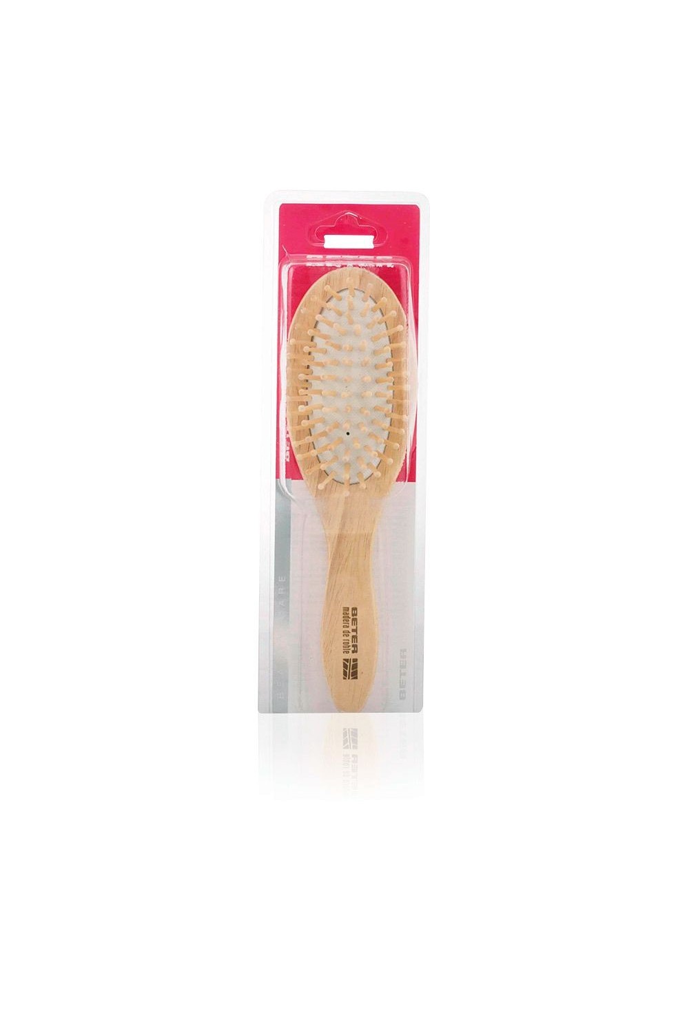 Beter Cushion Brush Wooden Round-Tip Bristles