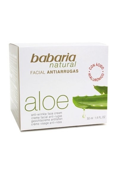 Babaria Natural Anti Wrinkle Face Cream Aloe Vera 50ml