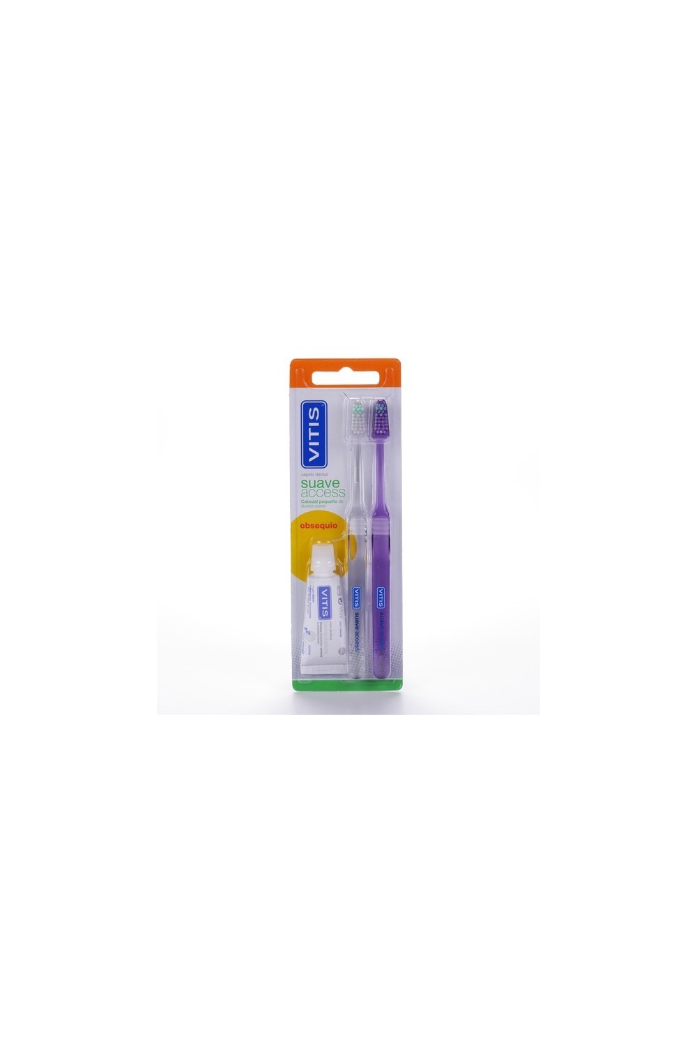 Vitis Double Set Den Access Soft Toothbrush Toothpaste